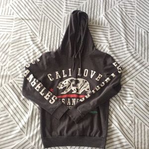 Cute gray California LA hoodie